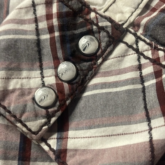 BKE 2pc slim fit pearl snap mens med - Picture 10 of 15